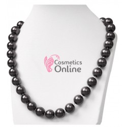 Colier  elegant AS45VV cu perle din sticla Neagra 47 cm